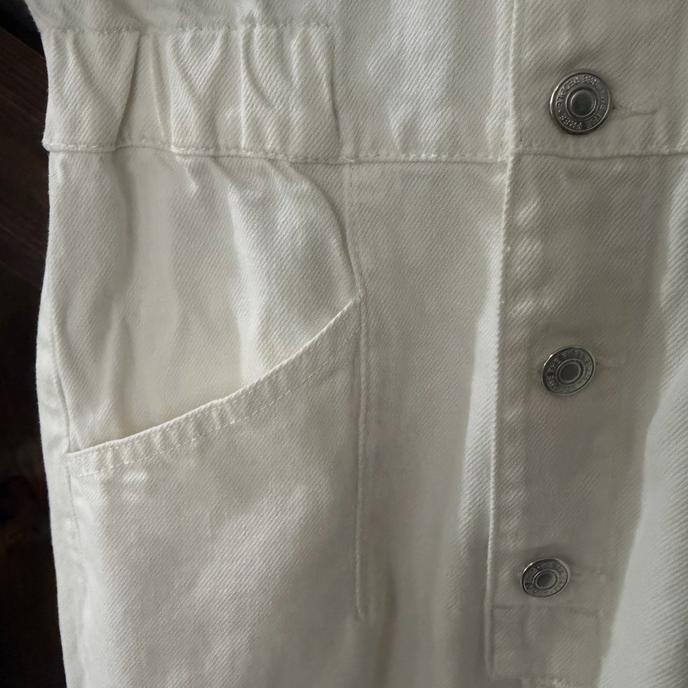 We The Free White Denim Jumpsuit - Picture 12 of 12